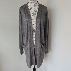 H&M Charcoal Open Front Cardigan
